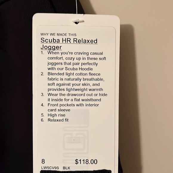 Scuba HR relaxed Jogger - Picture 2 of 2